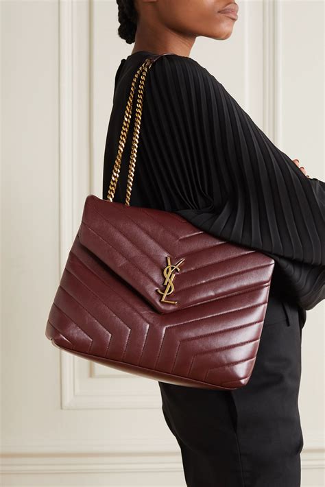 ysl loulou bag burgundy|ysl loulou bag review.